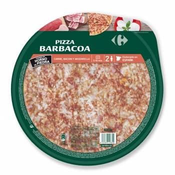 Pizza barbacoa Carrefour 400 g.