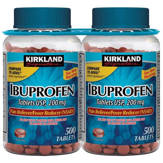 Kirkland Signature Ibuprofen 200 mg Tablets (1000 ct)