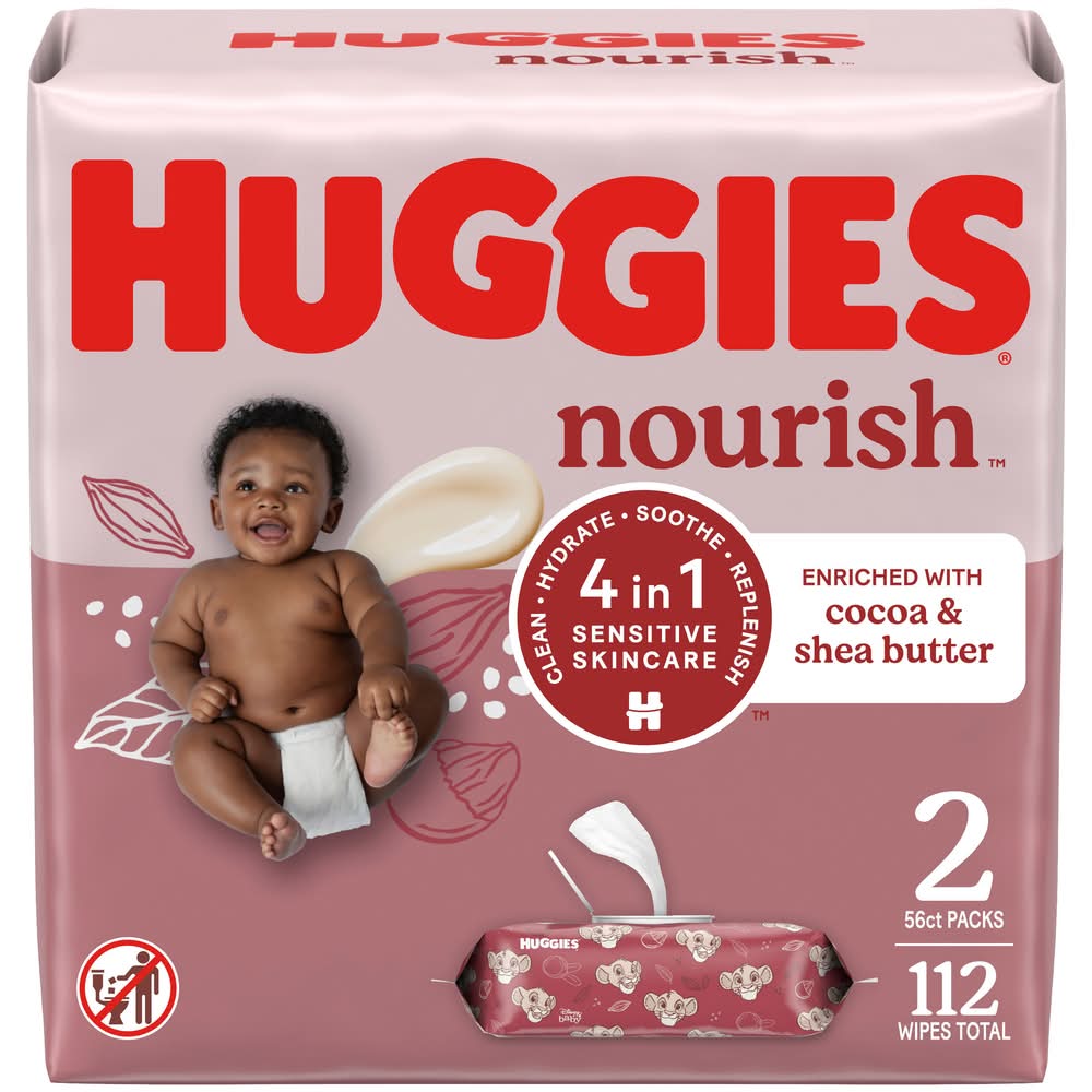 Huggies Baby Wipes Scented (2.25 lbs)