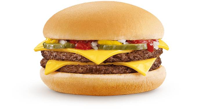 Double cheese burger