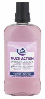 Enjuague bucal multi action Carrefour Soft 500 ml.