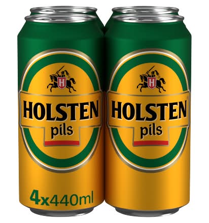 Holsten Pils Lager Beer (4 x 440ml)