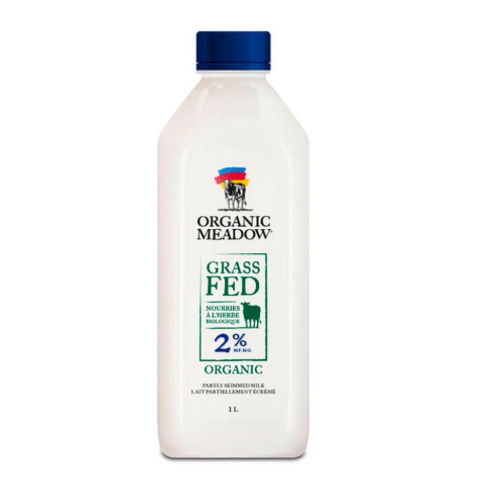 Organic Meadow Organic Partly Skimmed Milk (1 L)