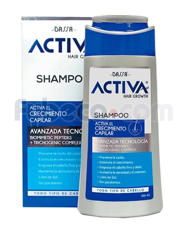 Shampoo Bassa Activa - Crecimiento Capilar 200 Ml