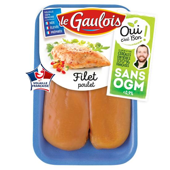 Le Gaulois - 2 Filets de poulet jaune s/atmosphere