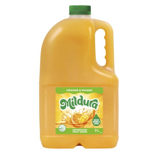 Mildura Sunrise Orange and Mango Fruit Drink 3L