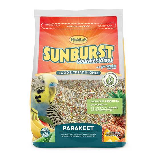 Higgins Sunburst Parakeet Food & Treat (2 lb)