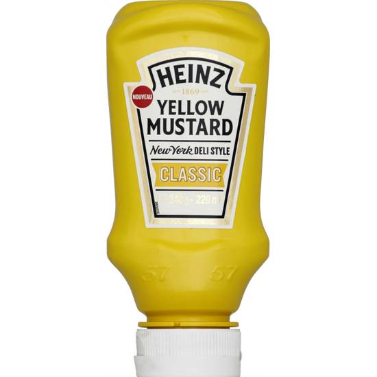 Yellow Mustard - Moutarde - Classique Heinz 240 gr