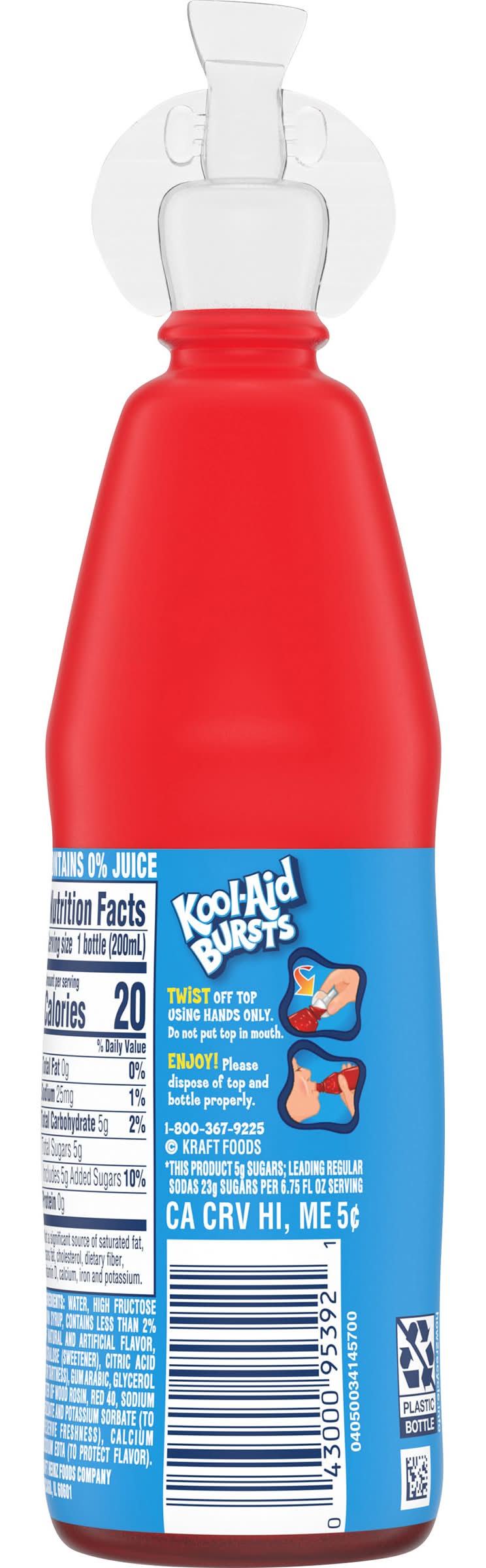 Kool-Aid Bursts Tropical Punch Soft Drink (6.8 fl oz) | Postmates