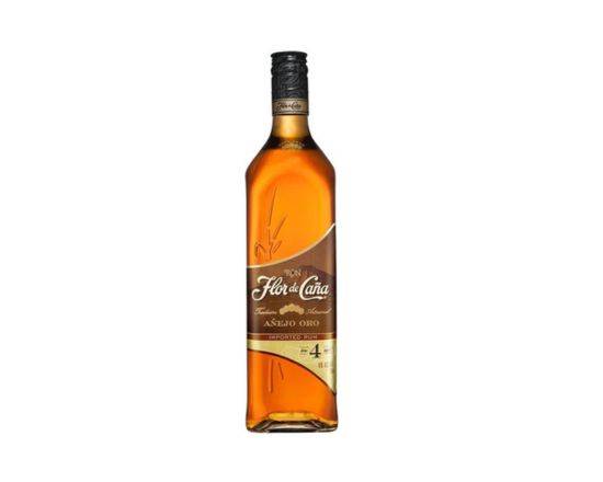 RON FLOR DE CAÑA ORO 4 AÑOS 750 ML