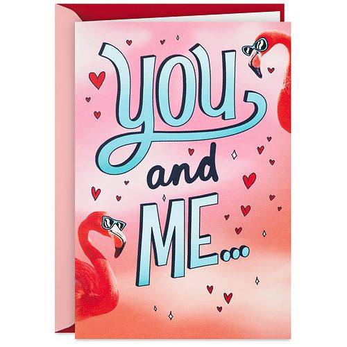 Order Hallmark Funny Pop Up Valentine's Day Card for Significant Other (Flamingos) S15 - 1.0 ea food online from Walgreens store, Lexington on bringmethat.com