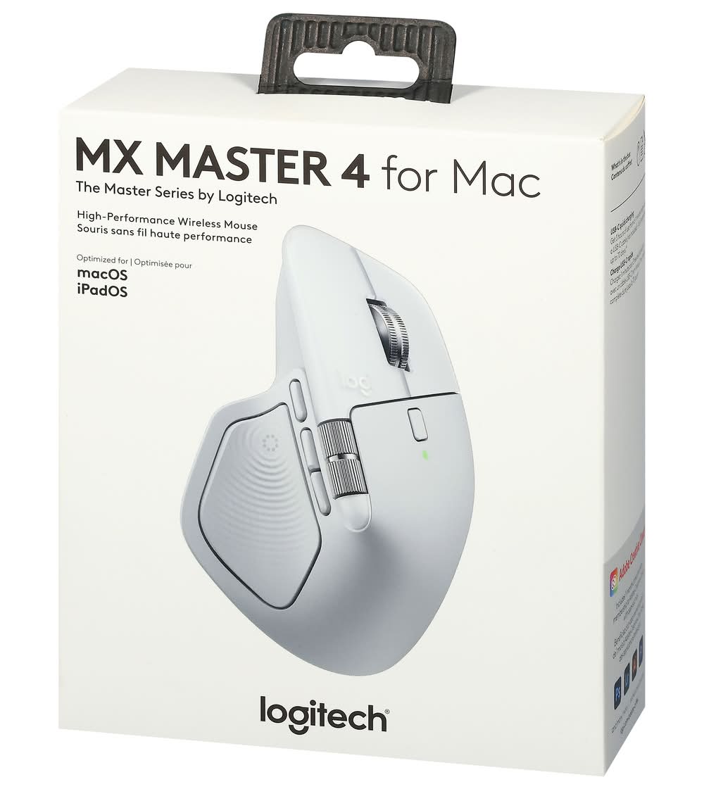 Logitech Mx Master 4 For Mac - Laser Ergonomic Bluetooth Mouse