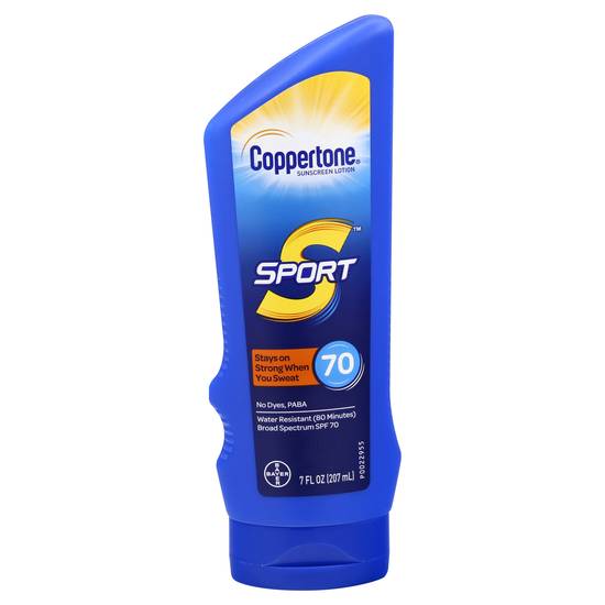 Coppertone Sport Sunscreen Lotion Spf 70 (7 oz)