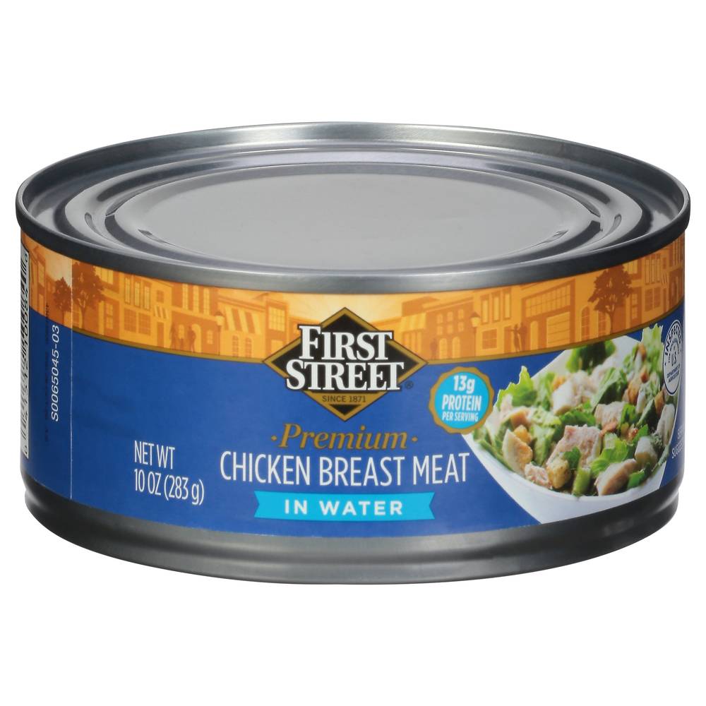 First Street Premium Chunk Chicken Breast Meat in Water (10 oz)