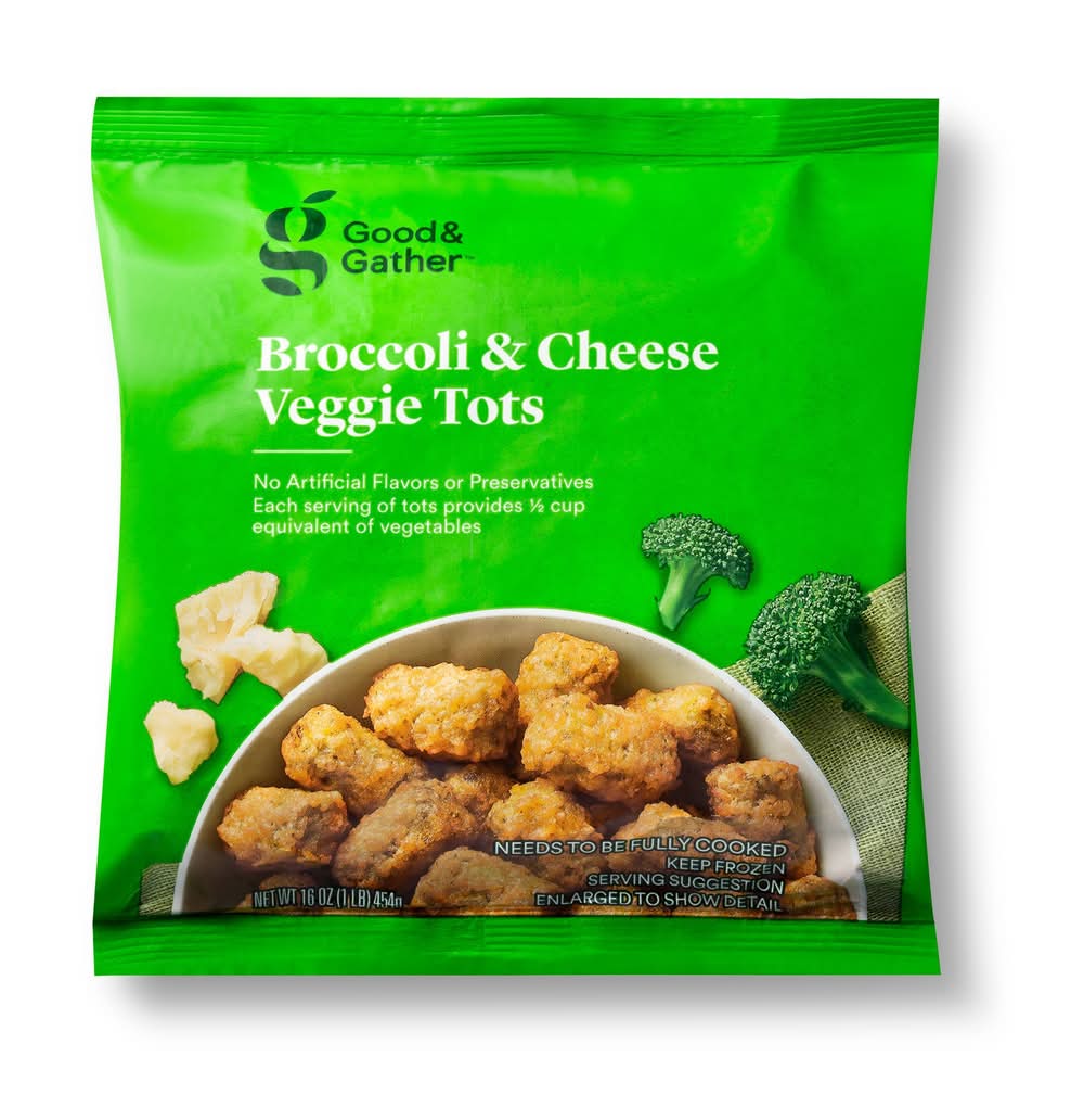 Good & Gather Frozen Broccoli and Cheese Veggie Tots (16 oz)
