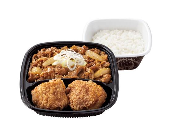 から揚げ・牛焼肉弁当