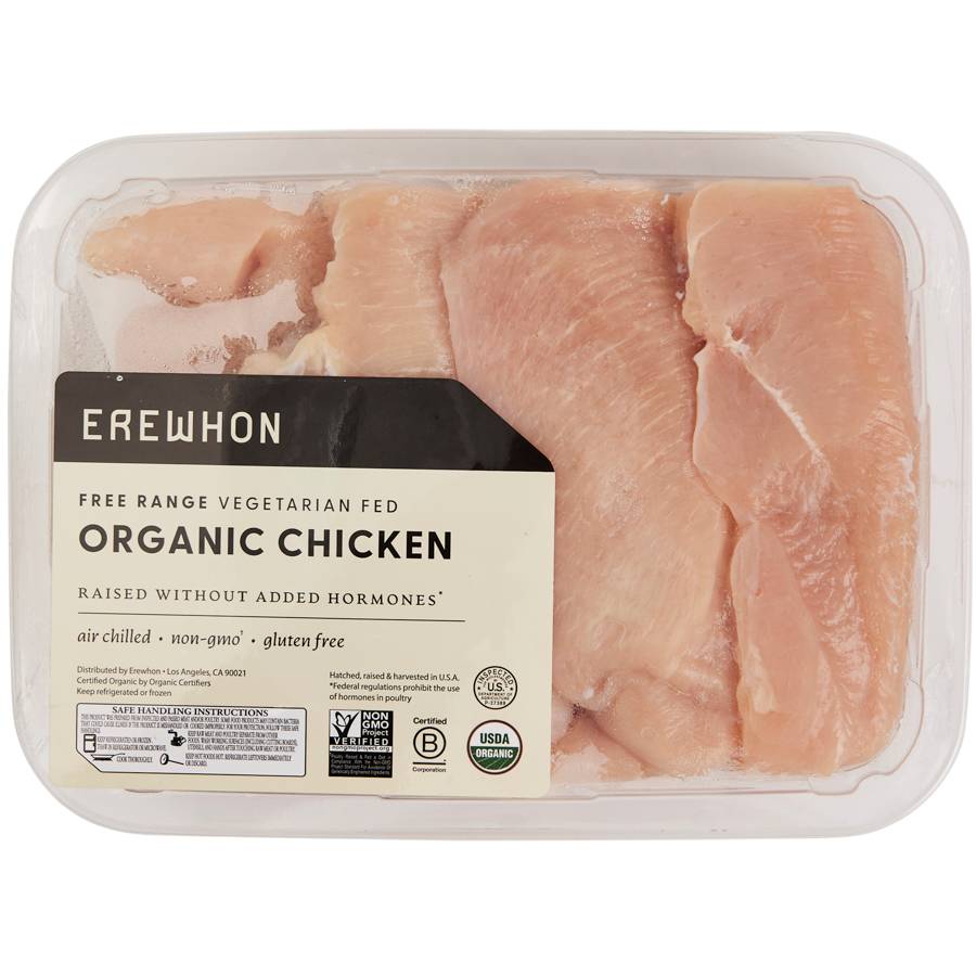 Organic Chicken Thin Breast B/L