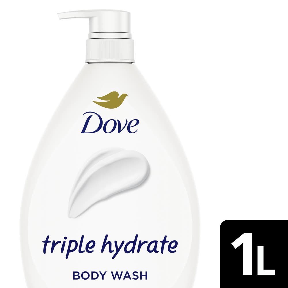 Dove Triple Moisturising Body Wash (1L)