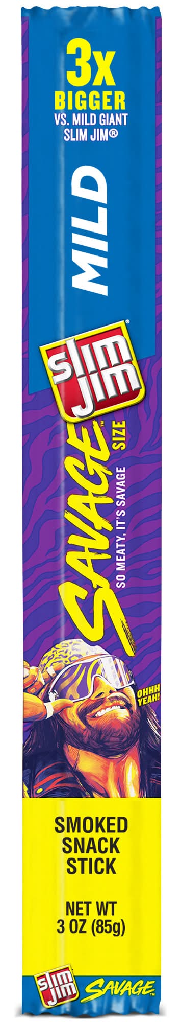Slim Jim Savage Size Mild Smoked Snack Stick (3 oz)