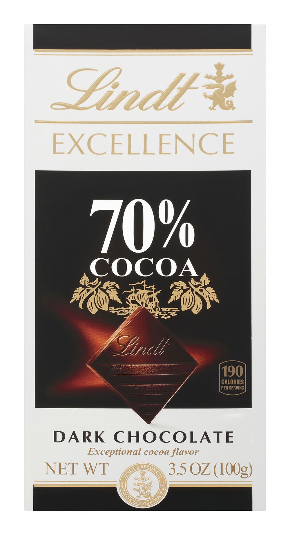 Lindt® 70% Cocoa Dark Chocolate Excellence Bar 3.5oz