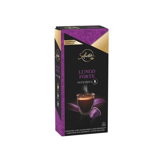 Carrefour Sélection - Café compatibles nespresso lungo corsé intensité 8 (52 g)
