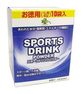 くらしリズムスポーツドリンクパウダー１０袋:4582451670019