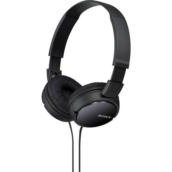 Sony sonycasque d'écoute sur la tête mdrzx110bnoir (none) - over the head monitor black headphones mdrzx110b (1 unit)