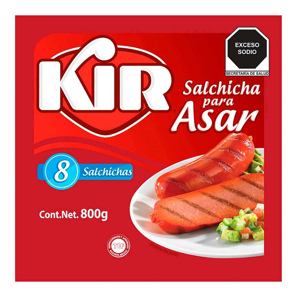 KIR · Salchicha para asar (8 un)