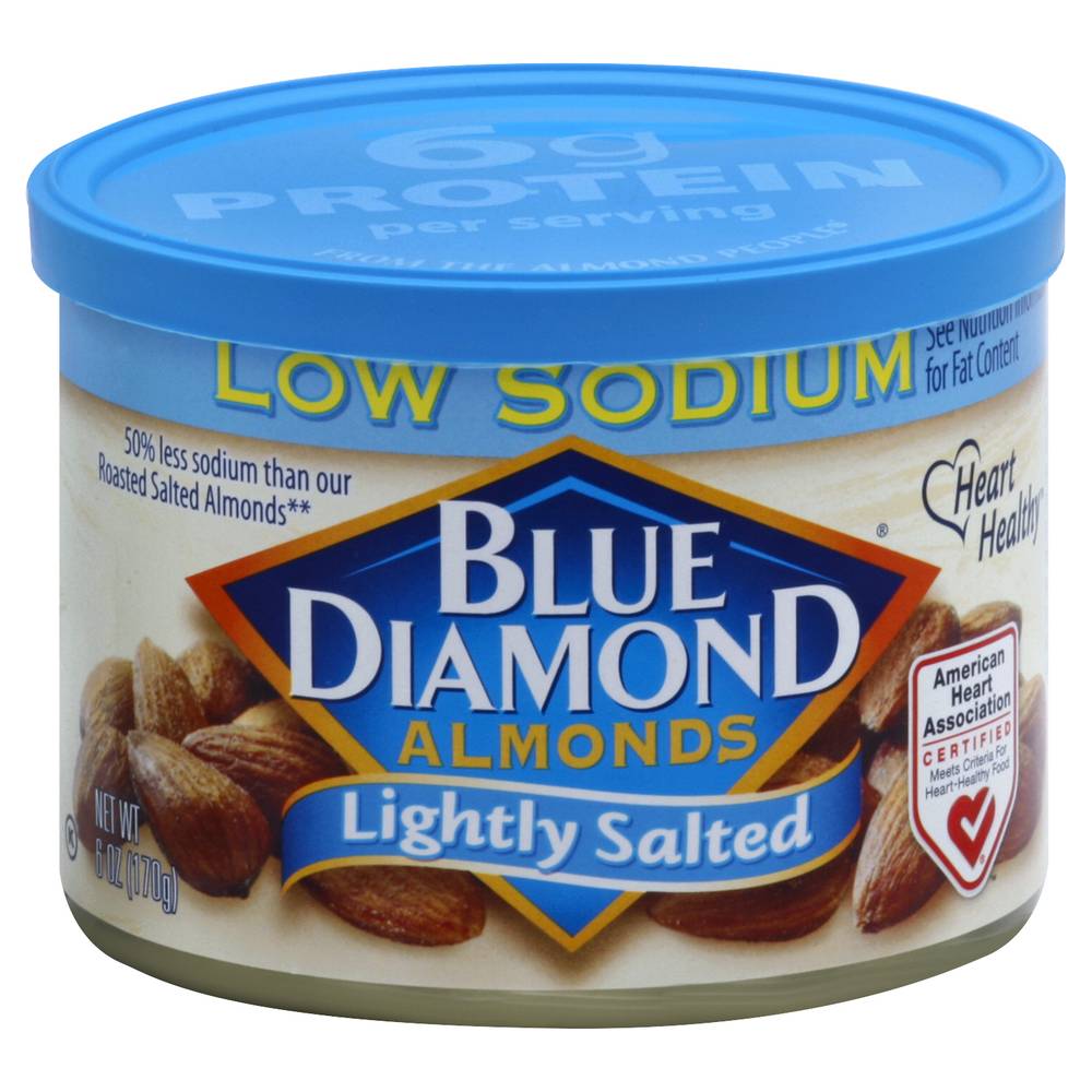 Blue Diamond Low Sodium Almonds (lightly salted )