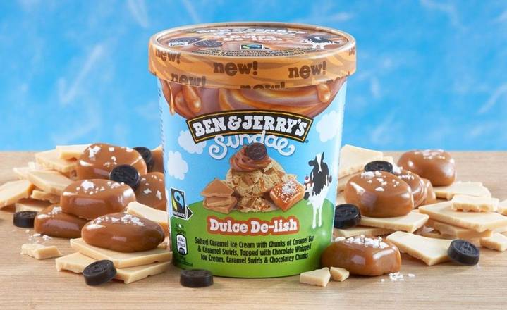 Ben & Jerry's Dulce De-lish Sundae Ice Cream 427ml