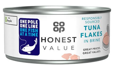 Co-op Honest Value Tuna Flakes in Brine 145G