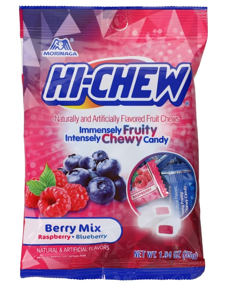 Hi-Chew Mixed Berry Chewy Candy, Raspberry-Blueberry (1.94 oz)