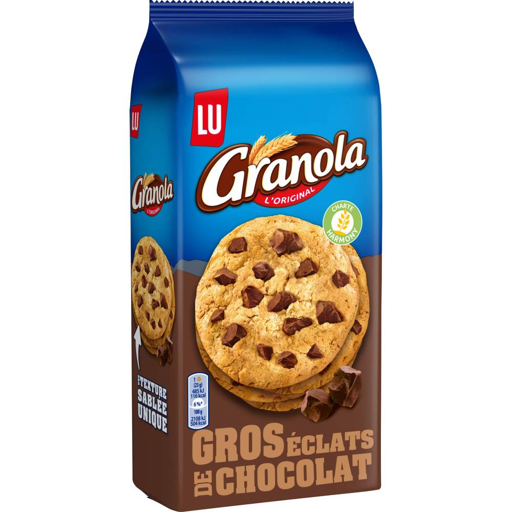 Lu - Granola biscuits gros aux éclats de chocolat