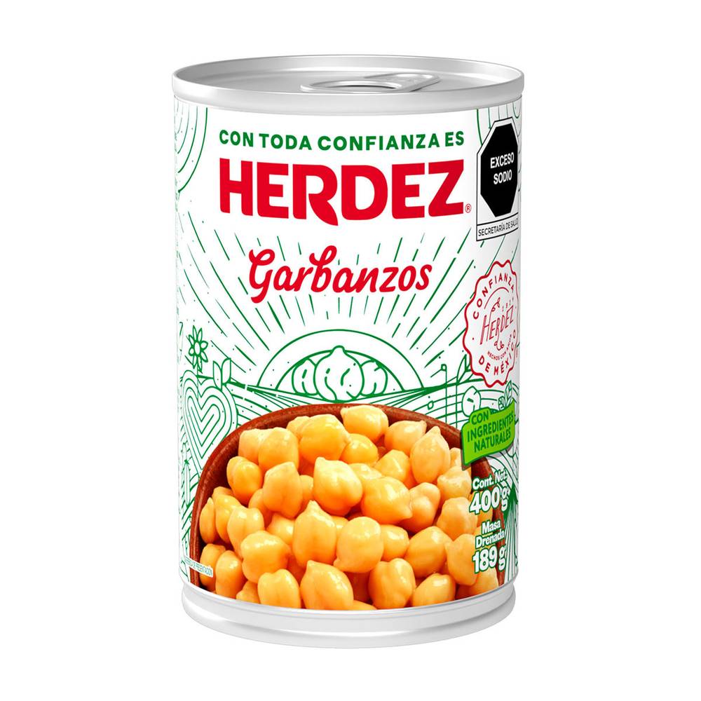 Herdez garbanzos (lata 400 g)