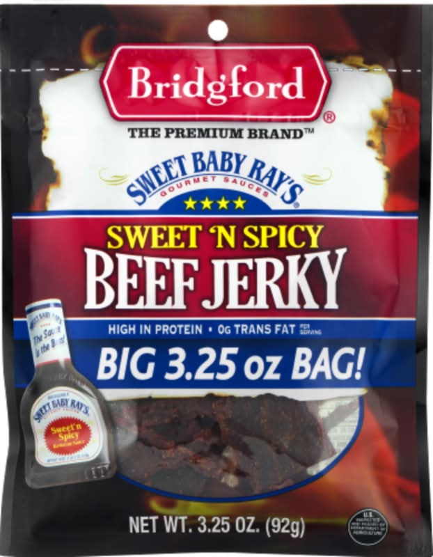 Bridgford Sweet Baby Rays Sweet 'n Spicy Beef Jerky 3.25oz