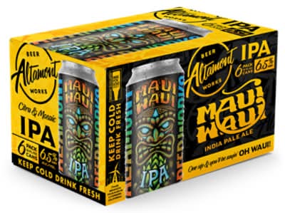 Altamont Beer Works Maui Waui Ipa In Cans Multipack - 6-12 Fl. Oz.