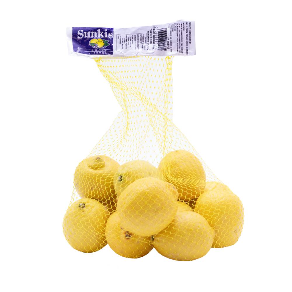 Limón eureka (unidad: 1.36 kg aprox)