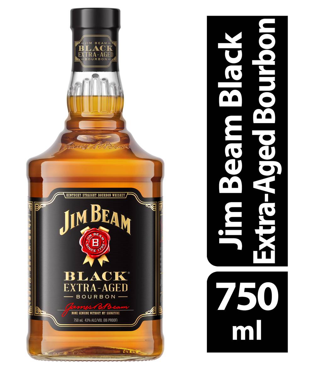 Jim Beam Black Extra-Aged Kentucky Straight Bourbon Whiskey (750 ml)