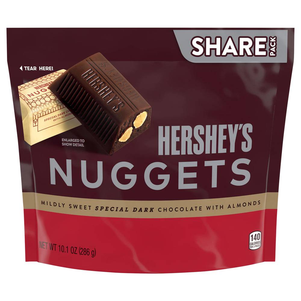 Hershey's Nuggets Special Dark Chocolate With Almonds (10.1 oz)