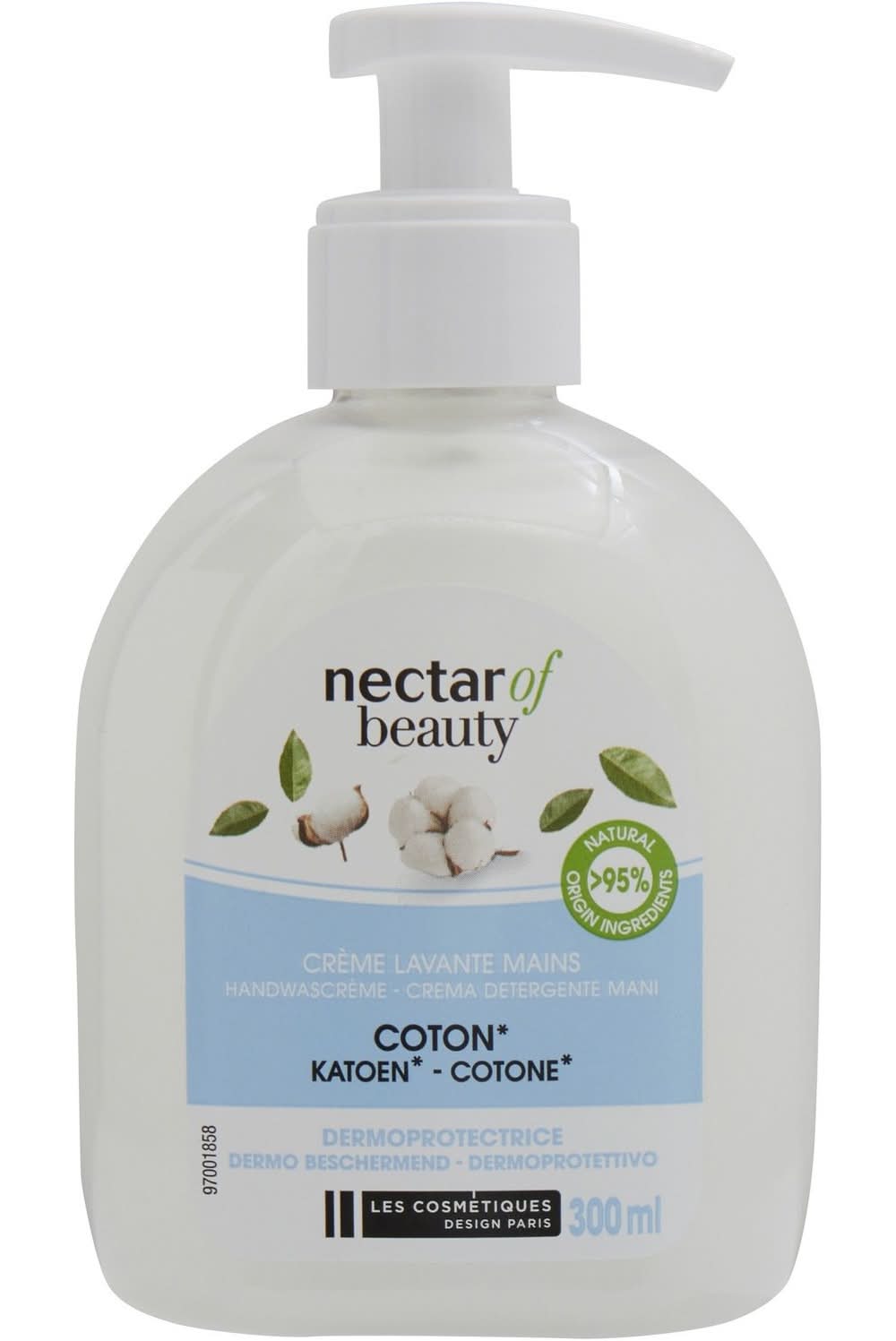 Lot De 3 Crèmes Lavantes Mains Nectar Of Beauty - Senteur Coton - 300ml X 3 - Pour Peaux Mixtes