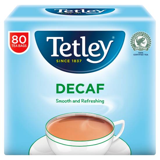 Tetley Decaf Tea Bags X80