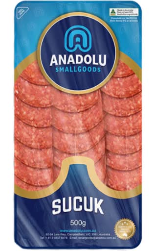 Anadolu Sliced Sucuk 500g