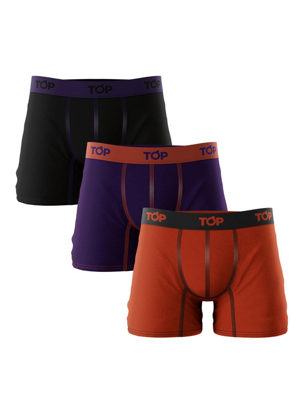 Top pack 3 boxer color surtido 'xxl