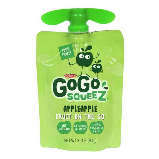 Order GoGo Squeez Applesauce Pouch 3.2oz 4pk food online from Everyday Needs by Gopuff store, Norfolk on bringmethat.com