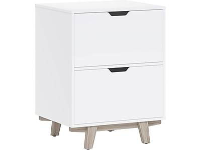 Thomasville Furniture Whitney 2-Drawer Lateral File Cabinet, Letter/Legal, White, 23.75 (SPLS-WHLF-TV)