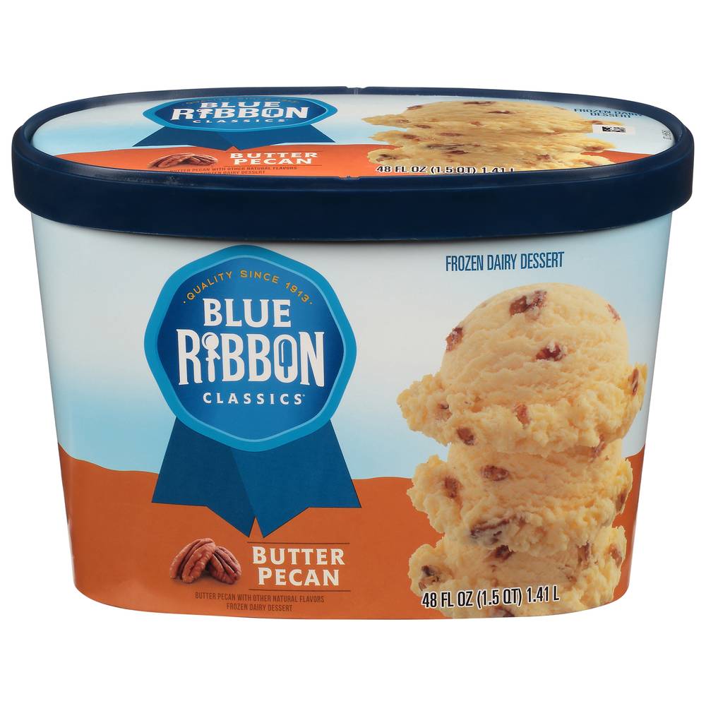 Blue Ribbon Classics Frozen Dessert, Butter Pecan (48 fl oz)