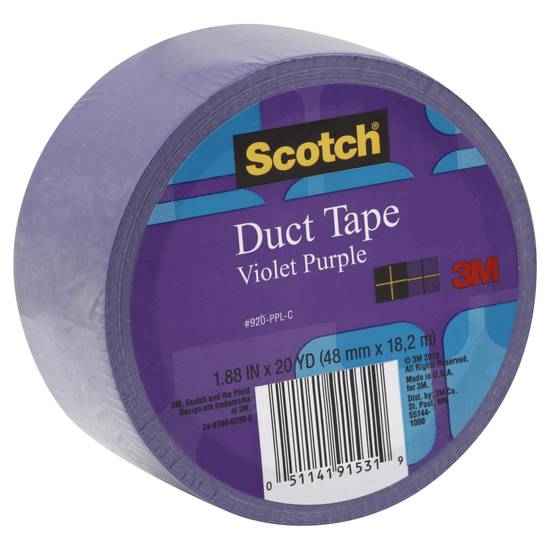 Scotch Voilet Purple 1.88"x20 Yard Duct Tape