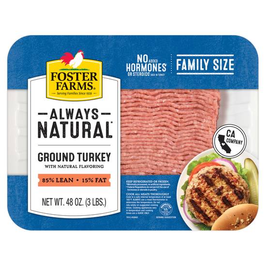 Foster Farms Always Natural Ground Turkey