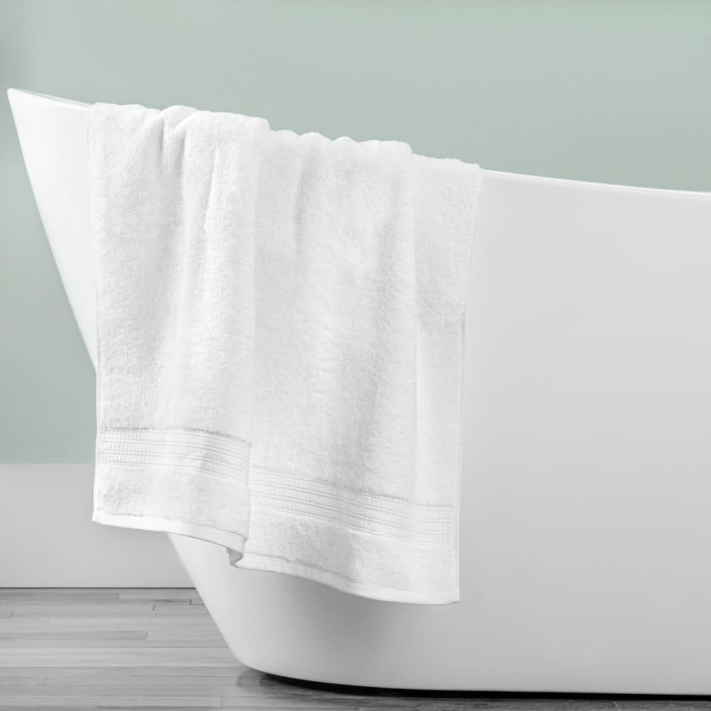 Purely Indulgent Bath Towel, White