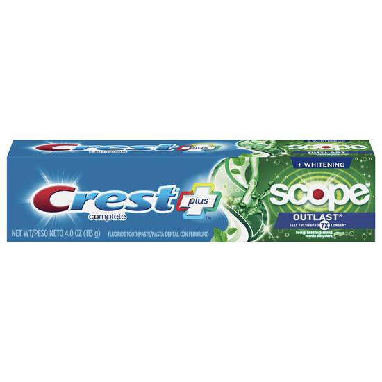 Crest Scope Outlast Complete Whitening Mint Toothpaste